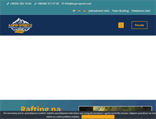 Tablet Screenshot of kupa-sports.com